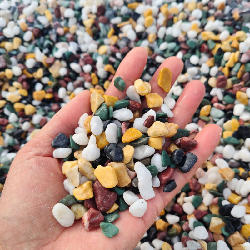 Planted Aquarium With Gravel - Aquarium-Bodensand, DIY-Zubehör, 200–1000 g, natürlicher Kies,