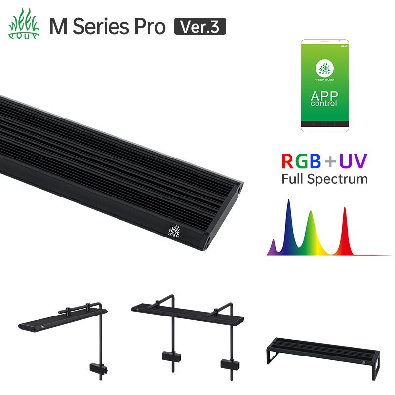 Led Planted Tank Light - Week Aqua M Serie RGB UV