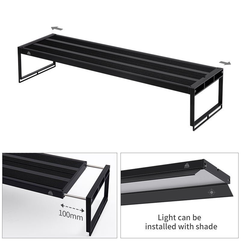 Planted Aquarium Aquascape - L-Serie 60/90/120cm Ver.3 Vollspektrum-Aquarienpflanzen-Wachstumsleuchte Bluetooth RGB+UV
