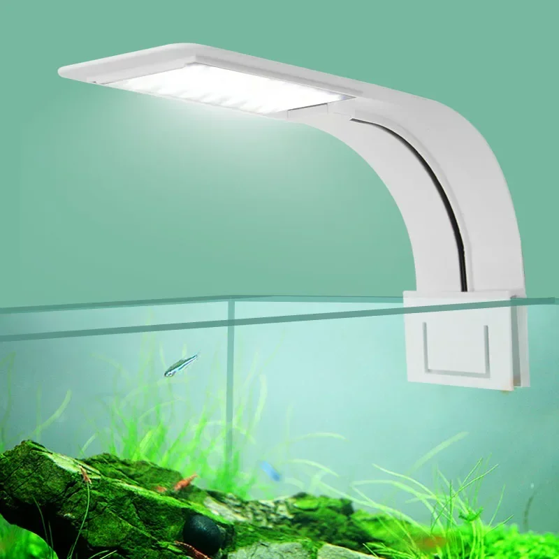 Aquarium Plant Growth Light - Ultradünnes LED-Aquariumlicht, 5 W/10 W/15 W,