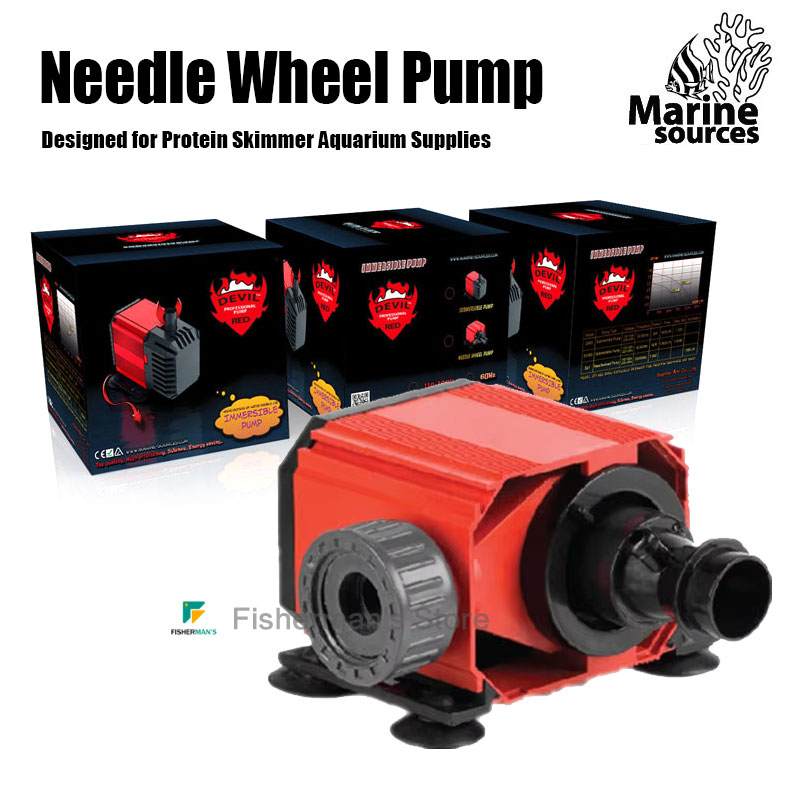 Aquarium Plant Iron - Red Devil Nadelradpumpe für Protein-Skimmer-Aquariumzubehör, Marine-Quellen,