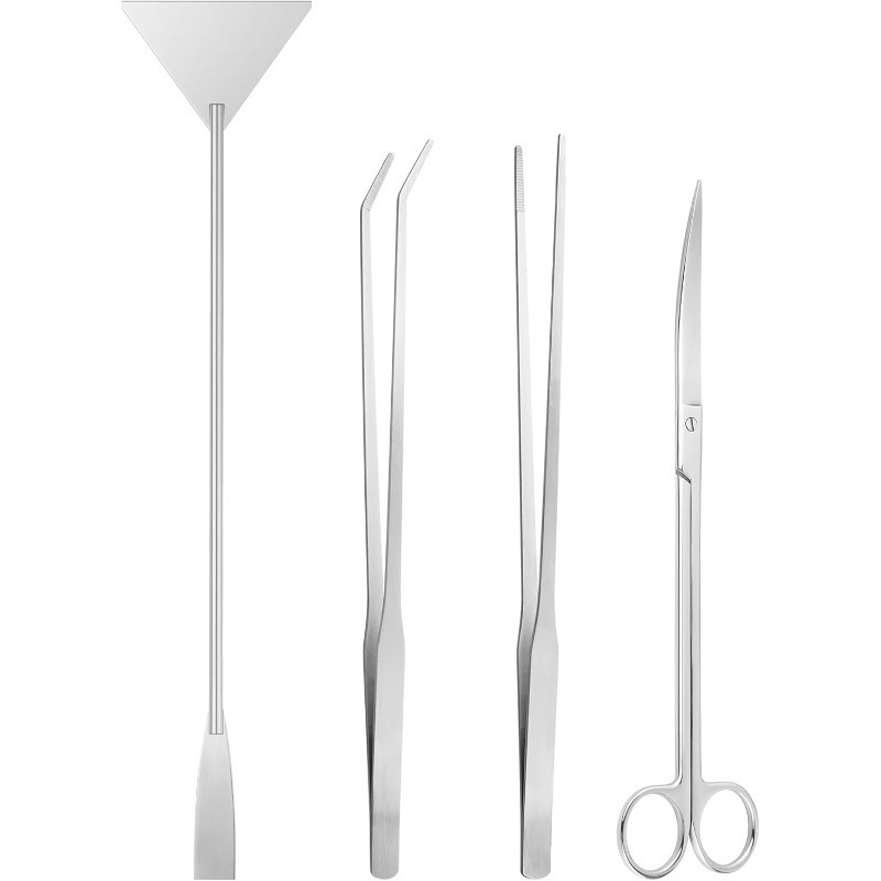 Aquarium Plant Iron - Aquarium-Set Terrarium-Zubehör Inklusive Langer Pinzette für