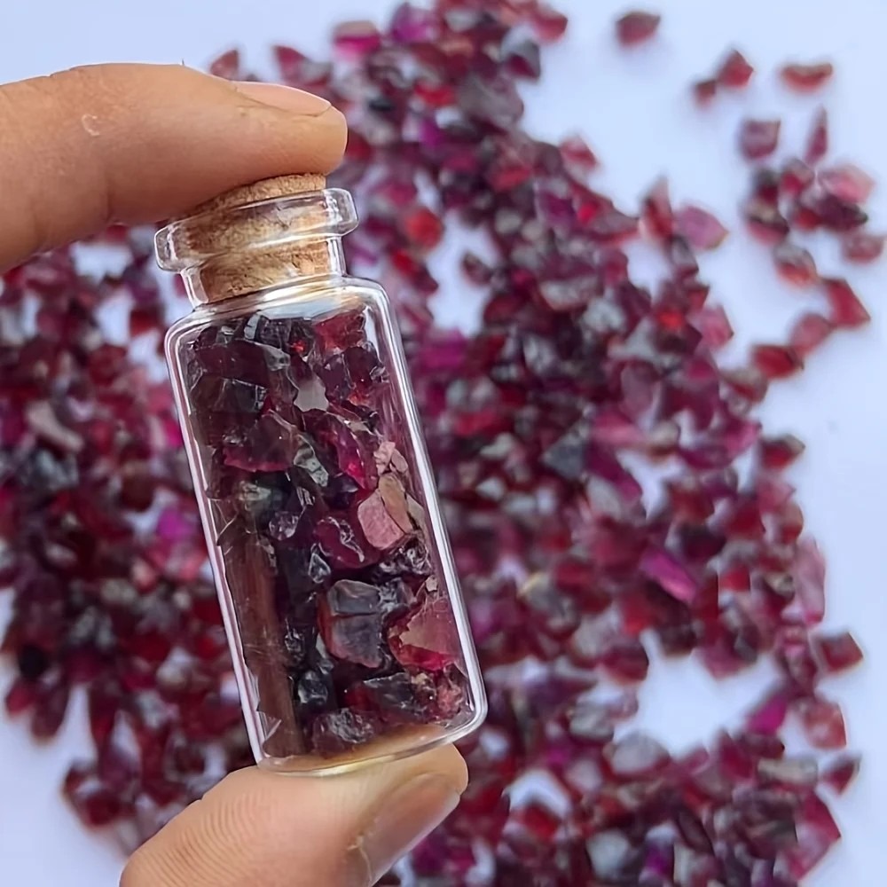 Natürliche rohe Granat-Edelste – Planted Aquarium With Gravel Bewertung und Preis
