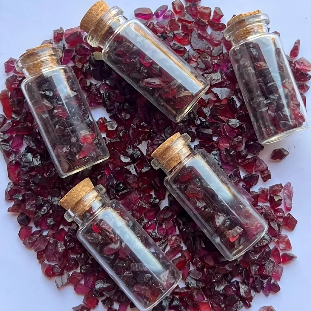 Natürliche rohe Granat-Edelste – Planted Aquarium With Gravel Bewertung und Preis