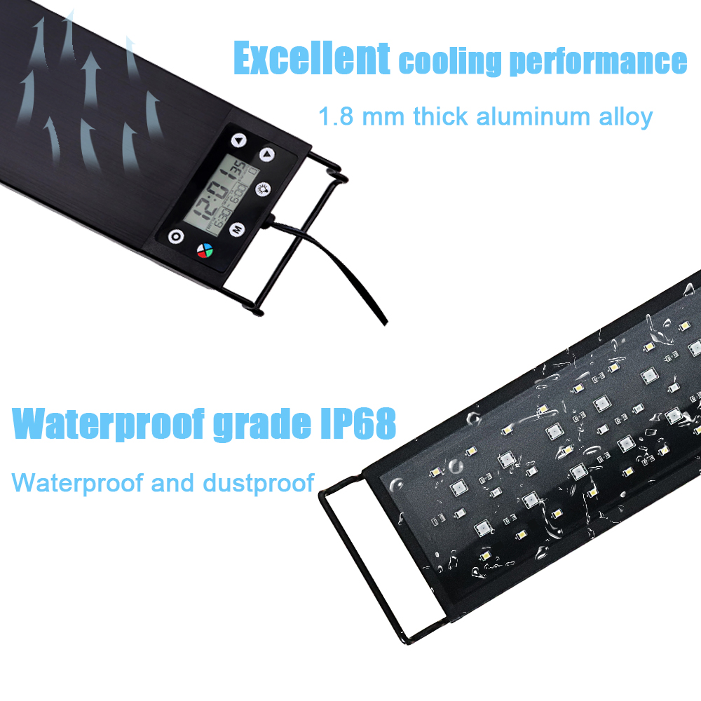 30-60cm Aquarium 24/7 Vollspek – Aquarium Plant Growth Light Bewertung und Preis